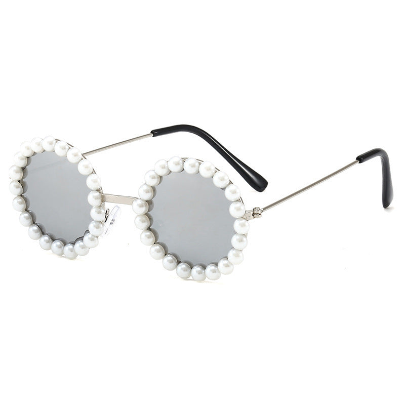 Wholesale PC Sticky Pearl Kids Sunglasses